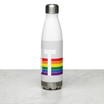 Utah Retro Pride Rainbow Stainless Steel Water Bottle