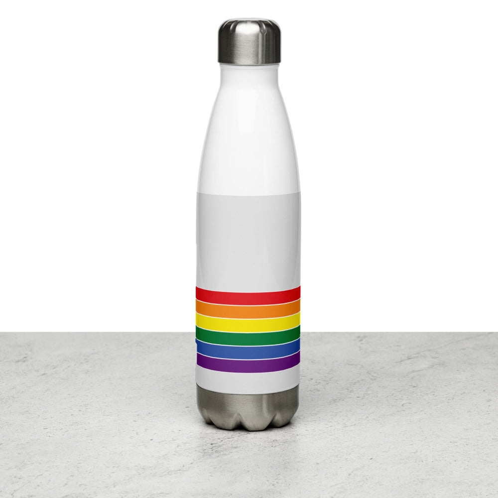 Arizona Retro Pride Rainbow Stainless Steel Water Bottle