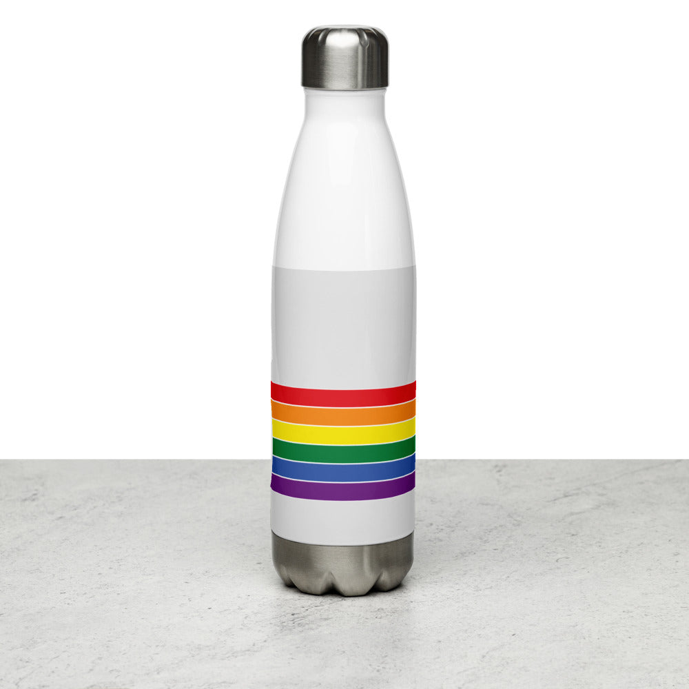 Mississippi Retro Pride Rainbow Stainless Steel Water Bottle