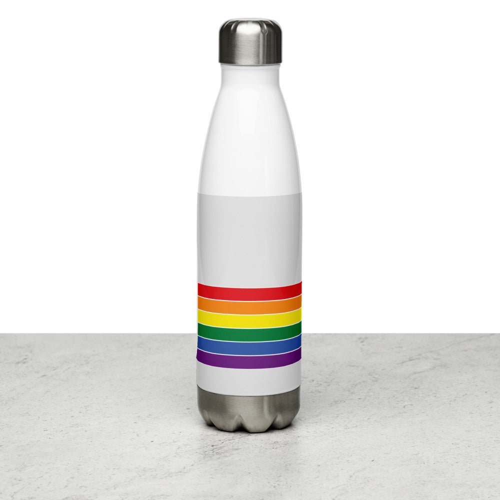 Missouri Retro Pride Rainbow Stainless Steel Water Bottle