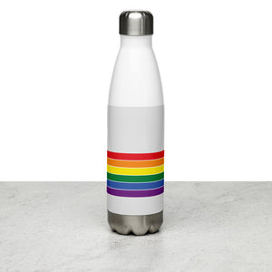 Nevada Retro Pride Rainbow Stainless Steel Water Bottle