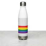 Tennessee Retro Pride Rainbow Stainless Steel Water Bottle