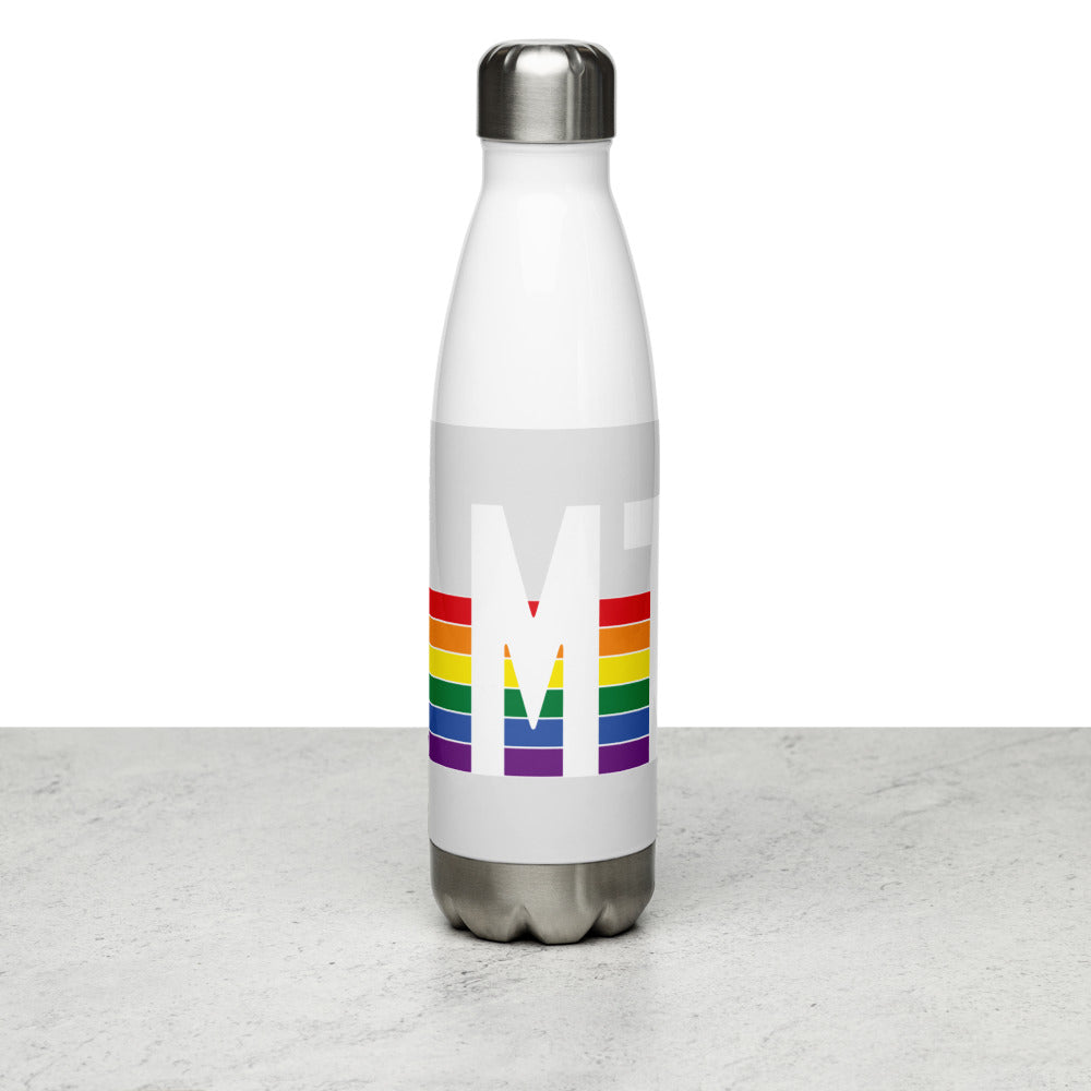 Montana Retro Pride Rainbow Stainless Steel Water Bottle