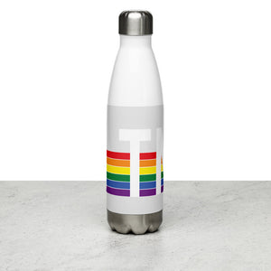 Tennessee Retro Pride Rainbow Stainless Steel Water Bottle