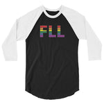 Fort Lauderdale – Hollywood International Airport Pride - 3/4 sleeve raglan shirt