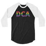 Washington - Ronald Reagan Washington National Airport Pride 3/4 sleeve raglan shirt