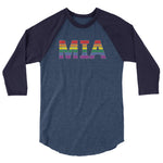 Miami International Airport Pride - 3/4 sleeve raglan shirt