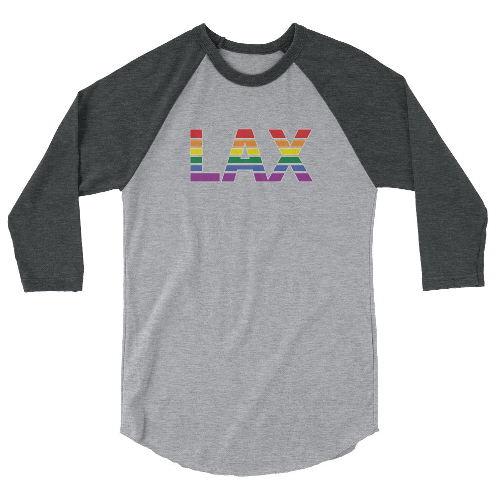 Los Angeles International Airport Pride - 3/4 sleeve raglan shirt