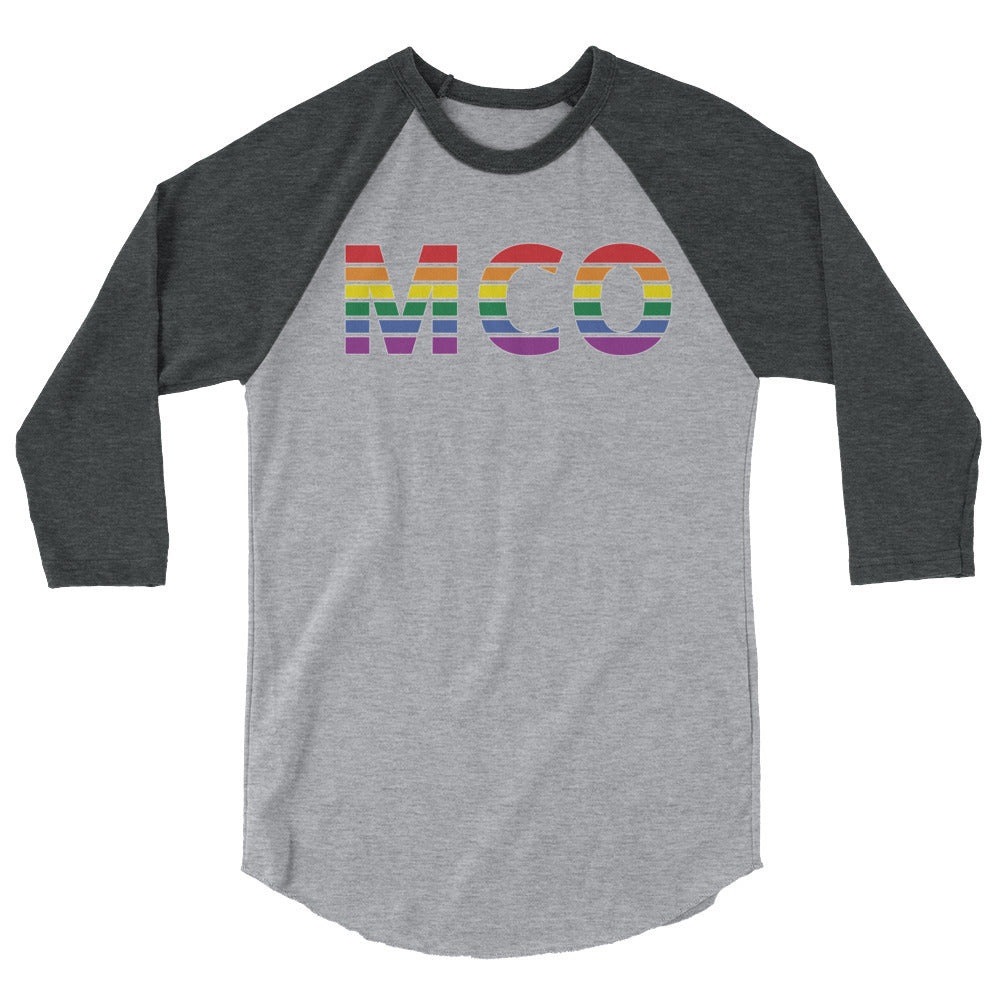 Orlando International Airport Pride - 3/4 sleeve raglan shirt