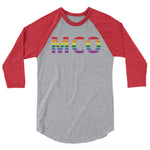 Orlando International Airport Pride - 3/4 sleeve raglan shirt