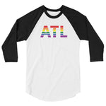 Atlanta Hartsfield-Jackson International Airport Pride - 3/4 sleeve raglan shirt