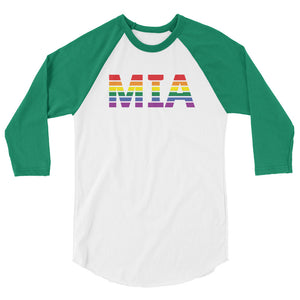 Miami International Airport Pride - 3/4 sleeve raglan shirt