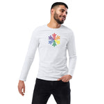 Pride Rainbow Snowflake Winter Unisex fashion long sleeve shirt