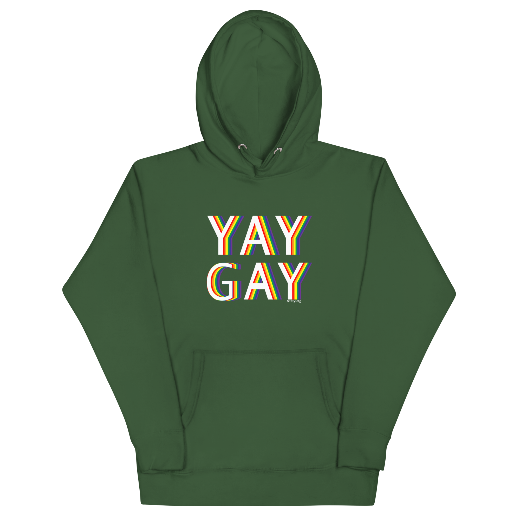 YAY GAY - Pride layers - Unisex Hoodie