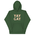 YAY GAY - Pride layers - Unisex Hoodie