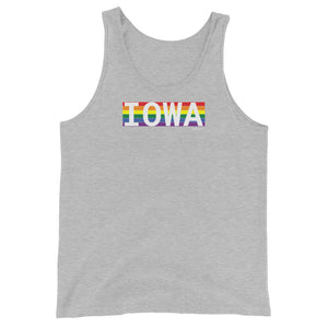 Iowa Retro Pride State Unisex Tank Top