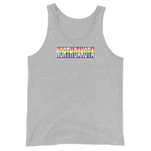 North Dakota Retro Pride State Unisex Tank Top