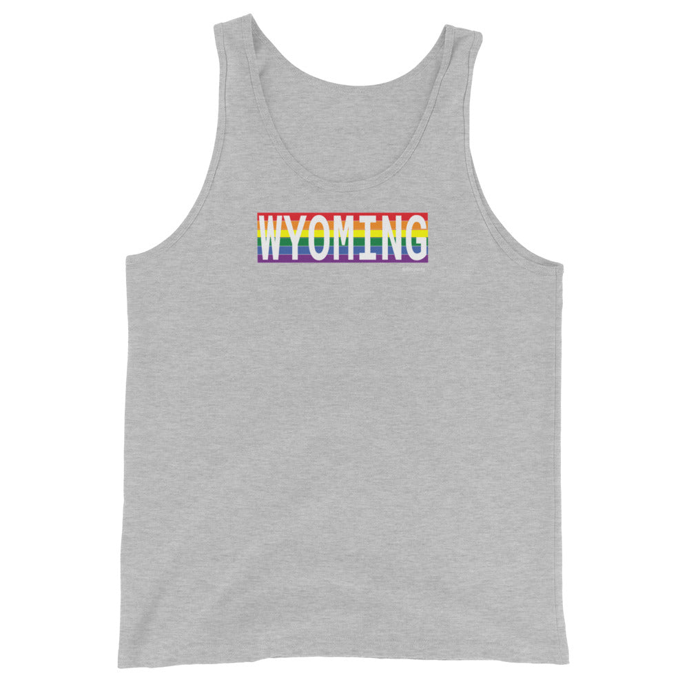 Wyoming Retro Pride State Unisex Tank Top