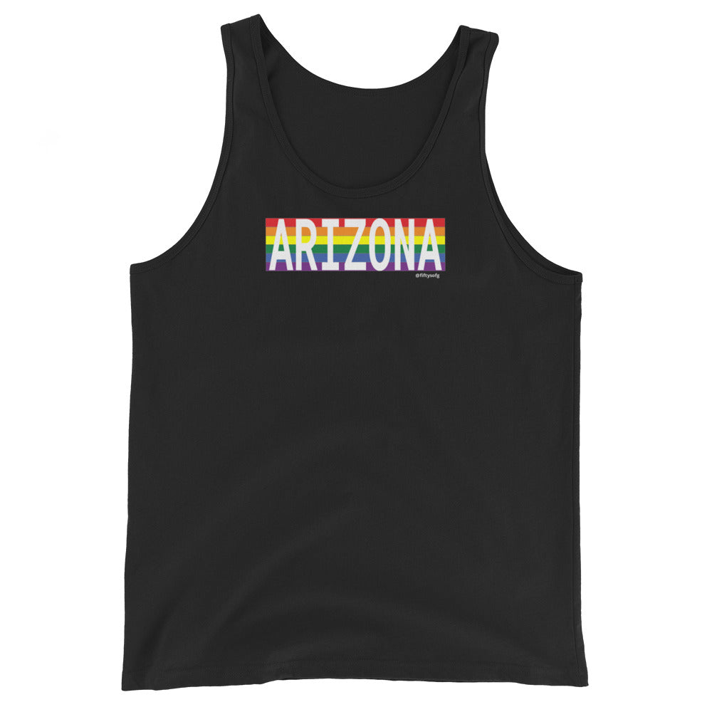Arizona Retro Pride State Unisex Tank Top
