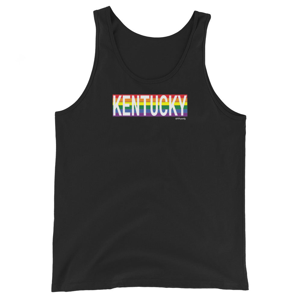 Kentucky Retro Pride State Unisex Tank Top