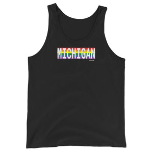 Michigan Retro Pride State Unisex Tank Top