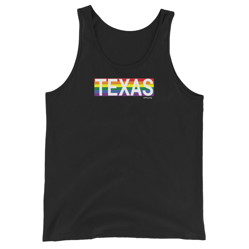 Texas Retro Pride State Unisex Tank Top