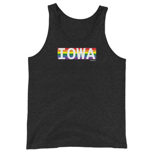 Iowa Retro Pride State Unisex Tank Top