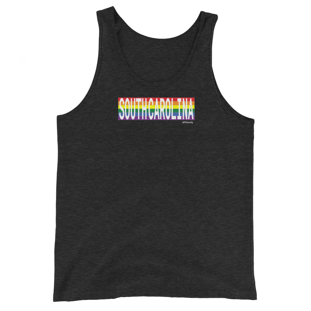 South Carolina Retro Pride State Unisex Tank Top