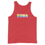 Iowa Retro Pride State Unisex Tank Top