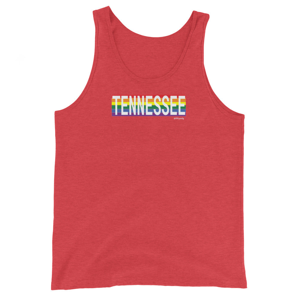 Tennessee Retro Pride State Unisex Tank Top