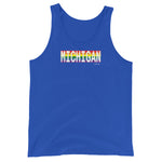 Michigan Retro Pride State Unisex Tank Top