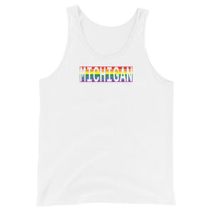 Michigan Retro Pride State Unisex Tank Top