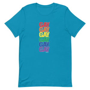 It's a Gay Day - Pride Flag Colors - Unisex t-shirt