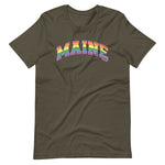 Maine Varsity Arch Pride - Short-sleeve unisex t-shirt