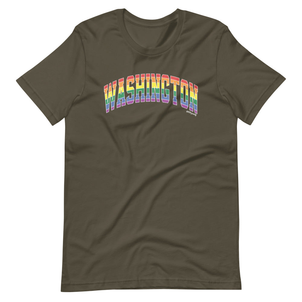 Washington Varsity Arch Pride - Short-sleeve unisex t-shirt