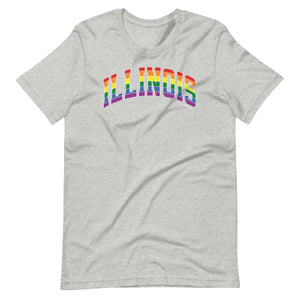 Illinois Varsity Arch Pride - Short-sleeve unisex t-shirt