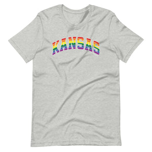 Kansas Varsity Arch Pride - Short-sleeve unisex t-shirt