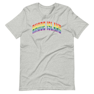 Rhode Island Varsity Arch Pride - Short-sleeve unisex t-shirt