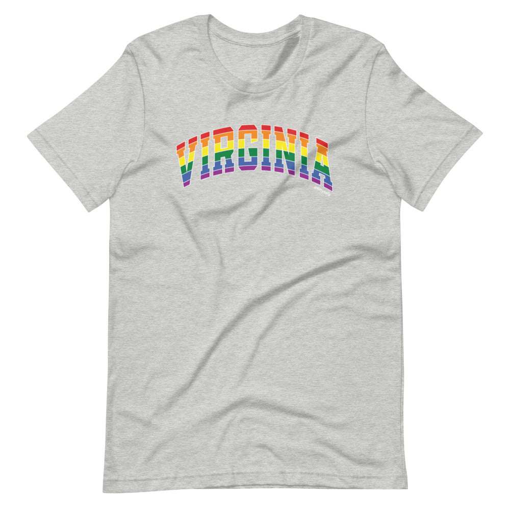 Virginia Varsity Arch Pride - Short-sleeve unisex t-shirt