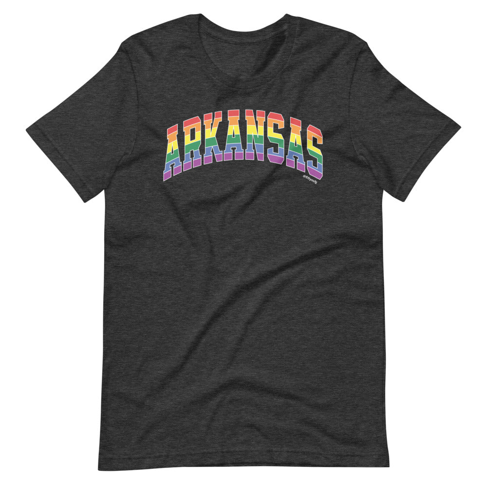 Arkansas Varsity Arch Pride - Short-sleeve unisex t-shirt