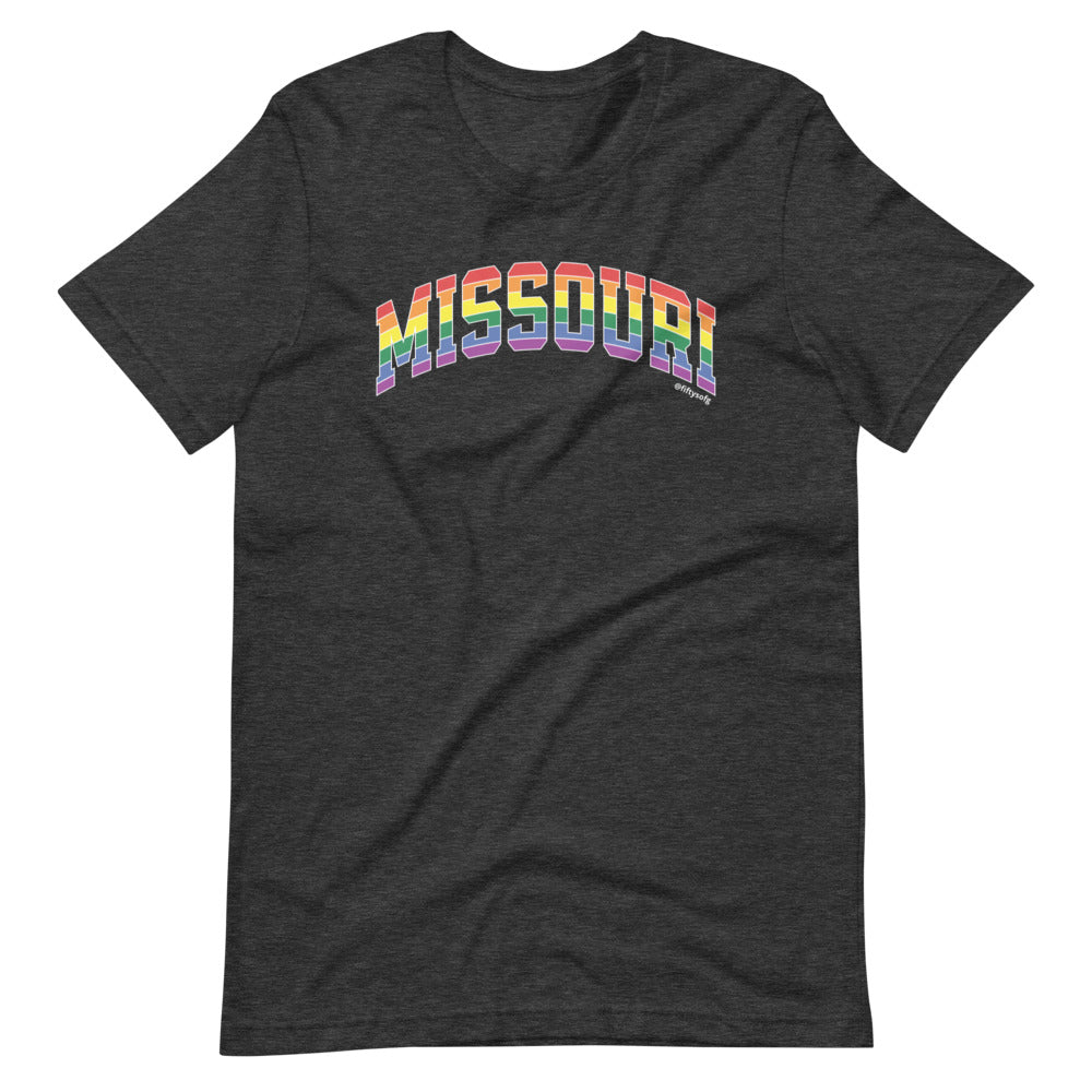 Missouri Varsity Arch Pride - Short-sleeve unisex t-shirt