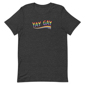 YAY Gay Pride Wave - Unisex t-shirt