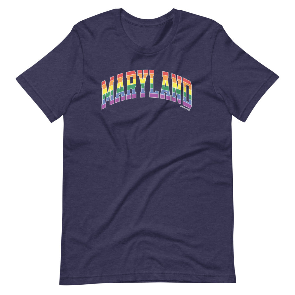 Maryland Varsity Arch Pride - Short-sleeve unisex t-shirt