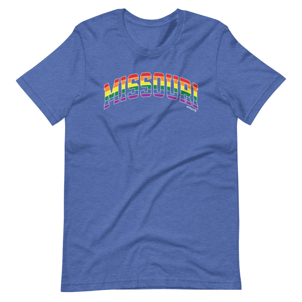 Missouri Varsity Arch Pride - Short-sleeve unisex t-shirt