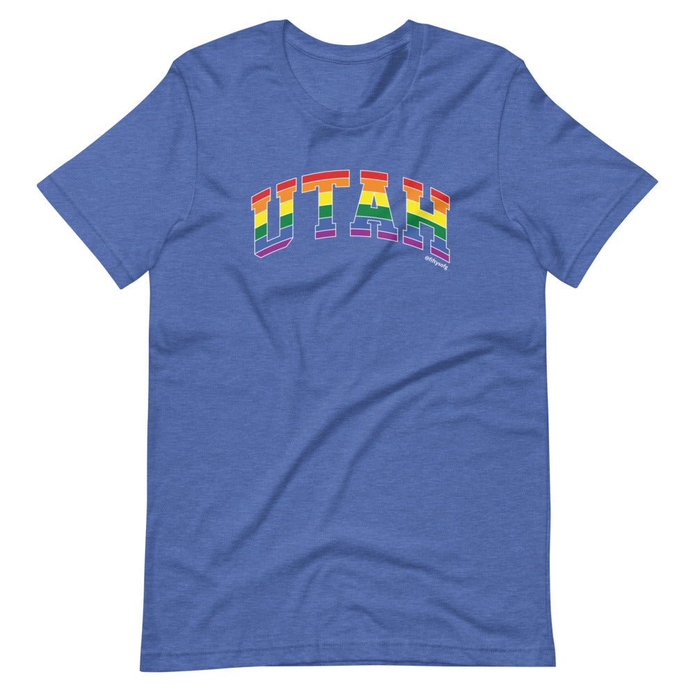 Utah Varsity Arch Pride - Short-sleeve unisex t-shirt