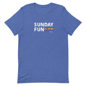 Sunday FunGAY Pride - Short-sleeve unisex t-shirt