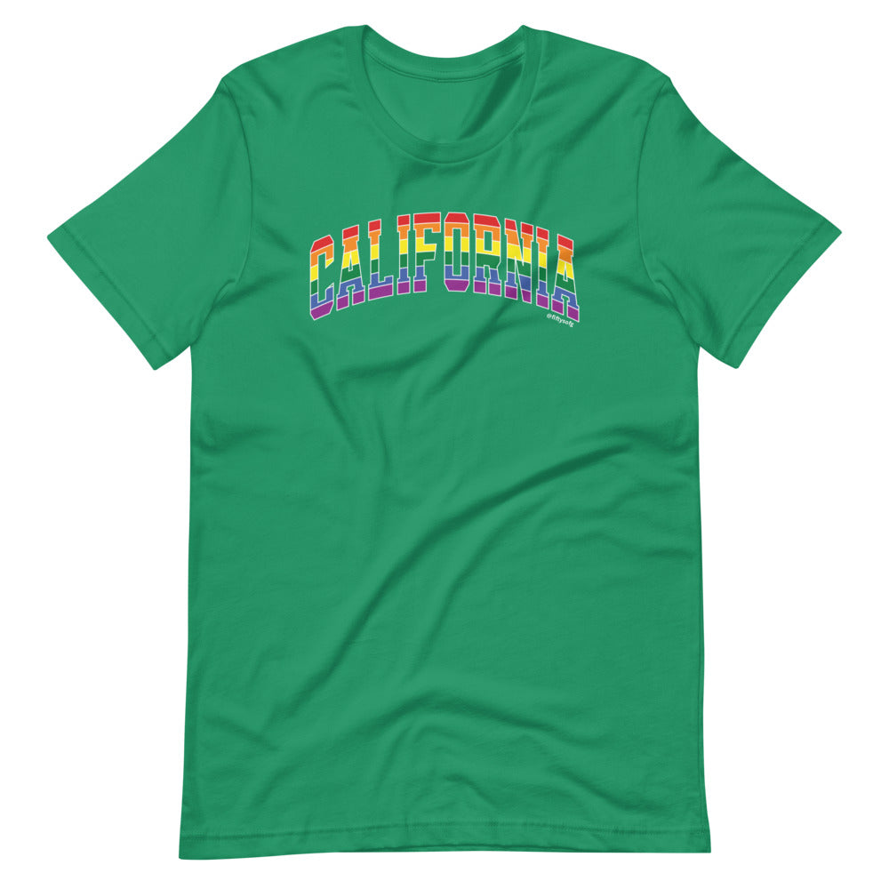 California Varsity Arch Pride - Short-sleeve unisex t-shirt