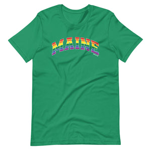 Maine Varsity Arch Pride - Short-sleeve unisex t-shirt