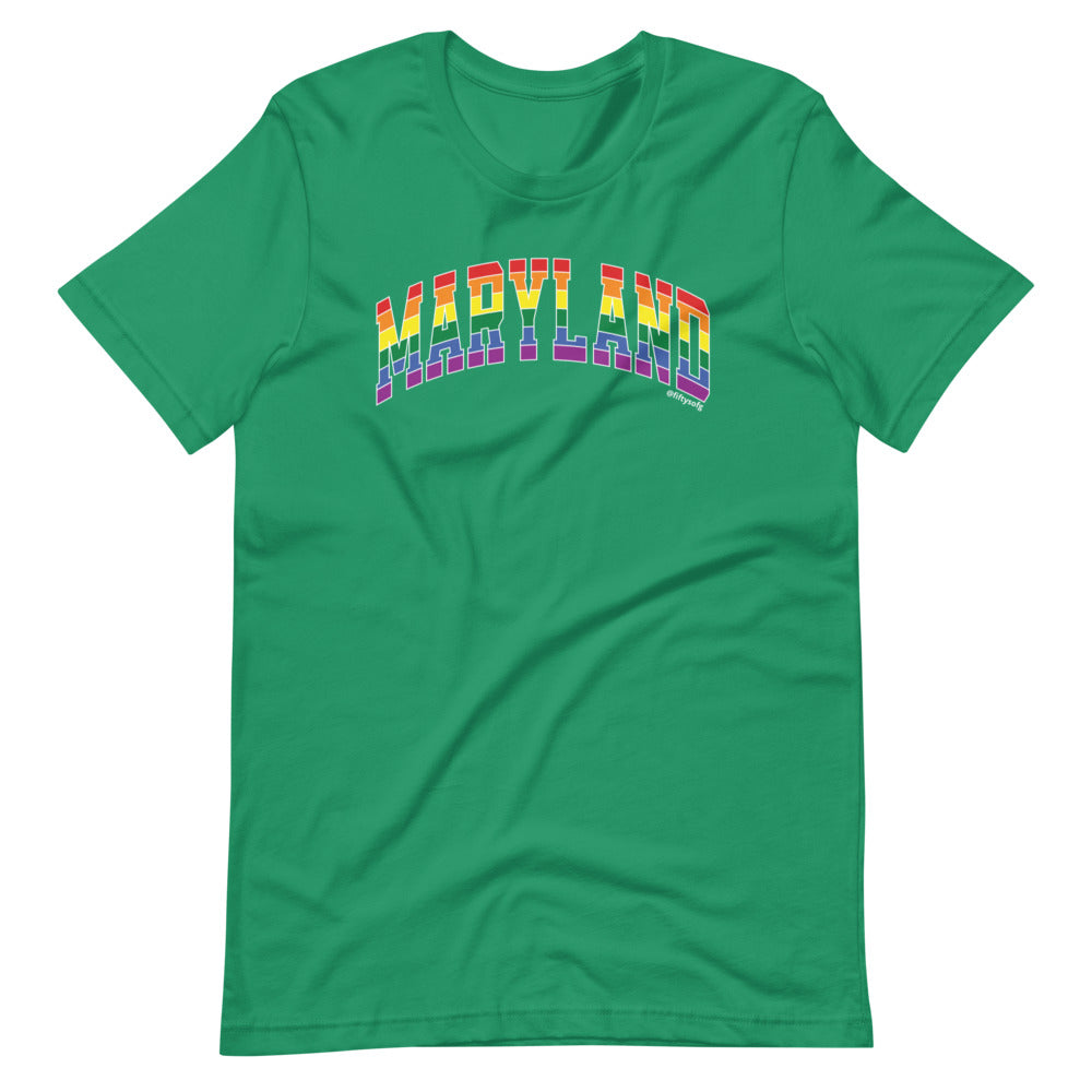 Maryland Varsity Arch Pride - Short-sleeve unisex t-shirt
