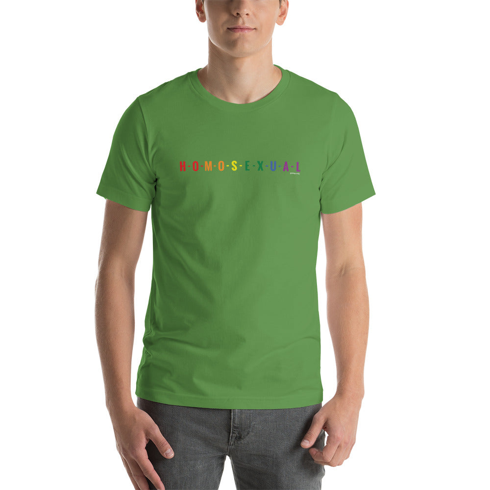 Just Say Homosexual - Unisex t-shirt